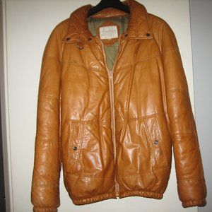 north beach leather vintage coat